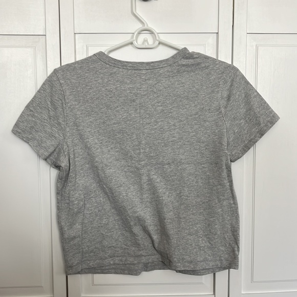 Embroidered FRIENDS cropped t shirt - Picture 2 of 3